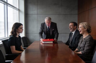 My parents in their Sunday best laughed when I, the family disappointment, showed up to my grandmother’s will reading in Crestwick. They stopped laughing when the lawyer saw the red folder I brought and went pale as a ghost.