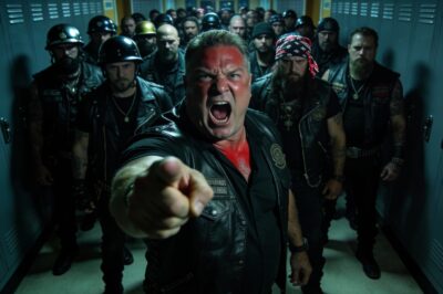 The room went dead silent. I’m talking about a room full of men who ride loud Harleys and have knuckles scarred from years of “disagreements.” But when that ten-year-old girl slammed a salsa jar full of pennies onto the counter, nobody moved. She didn’t look scared of us. She looked desperate. She looked at me with eyes way too old for her face and asked a question that made my blood run cold. It wasn’t about candy. It wasn’t about a lost toy. It was the kind of question that makes a grown man want to tear the world apart to fix it.