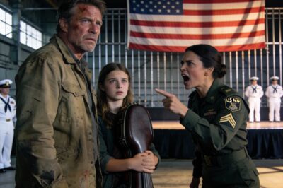 My hands were shaking, and it wasn’t from the cold down at the docks. It was that piece of paper in my daughter’s backpack. A simple permission slip for an orchestra field trip. But the location—a Naval base—woke up ghosts I thought I’d buried sixteen years ago. I signed it for her, but I knew right then that the quiet life I built was about to shatter.