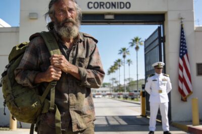 They call it “Stolen Valor” when you fake it. But what do you call it when you actually lived it, bled for it, and then lost yourself so completely that no one believes you anymore? I walked eight miles to the Naval Base, my feet blistering in combat boots I hadn’t polished in four years. I scrubbed my face in a public restroom until it was raw. I just wanted to pay respects to ‘Hawk’. He was a hero. I was… well, I was a ghost. Standing at that checkpoint, watching the Admirals drive by in their black SUVs, I realized I had made a terrible mistake. I didn’t belong here anymore. And the Lieutenant Commander blocking my path was about to make sure everyone knew it.