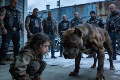 The Beast No One Could Touch They called him Chaos for a reason. I’ve seen grown men—bikers with rap sheets longer than your arm—cross the street just to avoid walking past our fence. He wasn’t just a dog; he was 90 pounds of scarred muscle and pure, unbridled rage. We tried everything to tame him. Professional trainers left bleeding. K9 specialists left humbled. I thought he was broken, a lost cause born to hate the world. Then came the day a gust of wind changed everything, and I realized I didn’t know a damn thing about power.