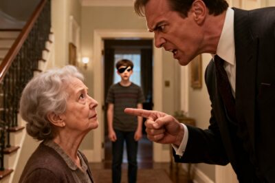 I threatened to call the police on the old woman who put mud on my blind son’s eyes in our garden in Palo Alto, California. Then my son screamed, my wife fainted, and I dropped to my knees as he whispered, “Dad… I can see you.”