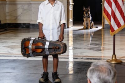 THE BOY WITH THE CRACKED VIOLIN