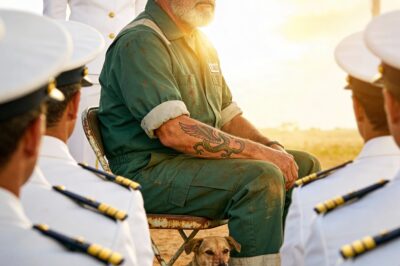 The Janitor Who Hid His Scars Beneath a Faded Green Uniform