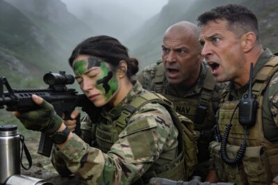 She closed her eyes, aimed at a sound, and fired.