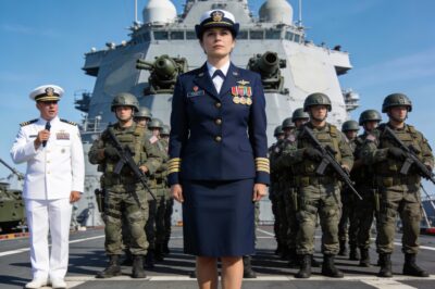 He thought it was a joke. The Admiral stopped in front of me, the only woman in the formation, his smirk loud enough for everyone on the deck to hear. He looked at my file, thin and unimpressive on purpose, and decided to have some fun. “Tell me, Lieutenant Commander,” he sneered, expecting me to crumble. “What’s your count?” The silence that followed was suffocating. He expected zero. He expected humiliation. He didn’t realize he was asking a question that has haunted my nightmares for twelve years. He didn’t realize who I really was.