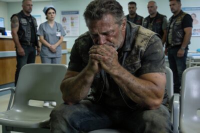 The Silence: The moment I kicked those double doors open, the entire ER froze. It wasn’t just the noise; it was me. A six-foot-four biker in a leather vest carrying a broken little girl. I saw the judgment in their eyes before they even saw the blood on her dress. They didn’t see a father saving his daughter; they saw a monster returning to the scene of a crime.