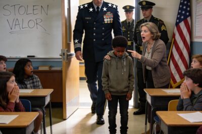 It wasn’t just a grade; it was my son’s pride ripped into quarters and scattered on the classroom floor. She stood him in front of 27 laughing teenagers and told him his life was a lie because people from “our neighborhood” don’t achieve those kinds of things. He’s twelve years old, holding the shredded pieces of his hero in his hands, waiting for me to fix a system that decided he was guilty before he even spoke.