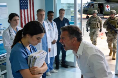 I’ve been a nurse for twenty years, and I’ve never seen a room go silent like that. Dr. Sterling was screaming, his face purple with rage, because the “quiet new girl” dared to speak up. We all thought Lily was weak. We thought her shaking hands were a sign of incompetence. But when that patient started crashing and Sterling froze, Lily didn’t. She moved with a speed that didn’t make sense. One second she was the hospital mouse, the next she was driving a needle into a man’s chest. Sterling fired her on the spot. He thought he had won. He had no idea what was descending from the sky outside.