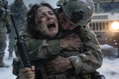 My husband pushed me behind the concrete barrier, screaming for me to keep my head down. He was shaking, his hands fumbling with his radio, his face pale with the kind of fear only a good man feels when he can’t protect the woman he loves. He thought I was frozen in terror. He didn’t know that while he was praying for backup, I was calculating wind speed, elevation, and the exact position of the enemy shooter on the ridge. I had to make a choice: let my husband die, or show him the monster I’ve been hiding inside me for eight years.