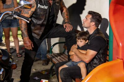 He cornered a little boy, so they cornered him back.