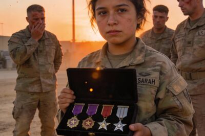 They Saw a Little Girl Playing Dress-Up, But Beneath the Innocent Smile and Fresh Uniform Lay a Shattered Soul Holding Together the Weight of Five Purple Hearts and Forty-Three Ghosts.