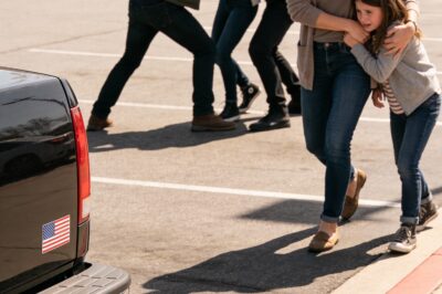 “Mom, please help her.”