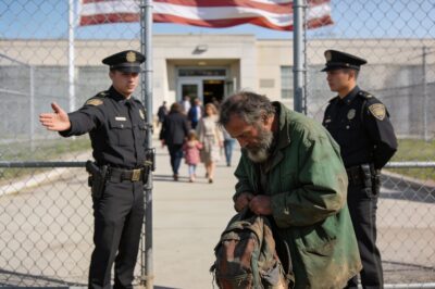 The commander looked at my stained jacket and curled his lip in total disgust. “You’re an embarrassment,” he spattered at me. I stood outside the graduation hall, knowing I smelled like the streets after a three-day cross-country bus ride. I just wanted to see my son become an officer from a distance, but they only saw a bum trying to crash a VIP event. The shame was hotter than the sun beating down on my neck.