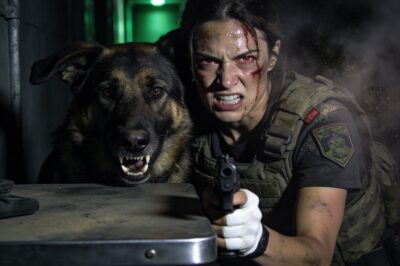 They told me he was a monster. A “liability.” The base commander had signed the paperwork to have him put down at 0800 hours the next morning. I stood in the back of the crowd, wearing a hat low over my eyes, watching the handlers try to drag him out for one last humiliation. He was snarling, snapping, terrified. They saw a dangerous animal. I saw a partner who had been waiting for two years for a ghost to come back. I wasn’t supposed to be there. I wasn’t supposed to be alive. But I couldn’t let him die thinking I had abandoned him.