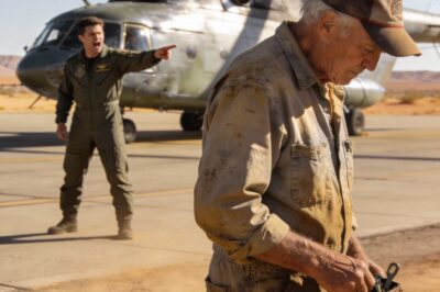 The heat on that Arizona tarmac was nothing compared to the fire in my chest when that young officer laughed in my grandfather’s face. He called him a “relic.” He threatened to call security on an 85-year-old man just standing there, harmlessly observing. My grandpa didn’t flinch; he just held that old leather tool roll of his a little tighter. I wanted to scream, to tell that arrogant kid who he was actually talking to, but I was frozen in shock. I’ve never felt so helpless seeing someone I love being crushed by sheer ignorance.