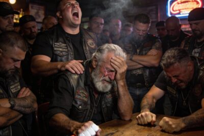 I’ve worn my cut—my leather vest—everywhere for twenty-six years. People usually stare, or they grab their kids and walk a little faster when they pass me. I’m used to it. But in that crowded terminal, amidst the holiday chaos, one pair of eyes didn’t look away in fear. They looked at me with a terrifying, desperate hope. It was a kid, maybe twelve years old, and he was begging me for help without making a sound.