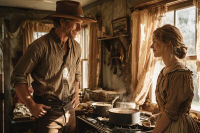“I’m not just a cook.” When a cowboy is gored by a bull, the fragile widow pushes the men aside and reveals a shocking secret skill