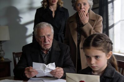 My parents skipped my husband’s funeral to attend a birthday party. A few days later, they showed up at my door demanding 50% of his inheritance. Then my 8-year-old daughter handed them an envelope that destroyed their entire plan.