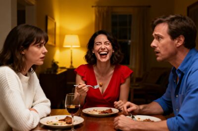 During dinner, my sister mentioned that she was pregnant and that the father was my husband! I laughed as if I’d heard a funny story and revealed a secret to both of them…