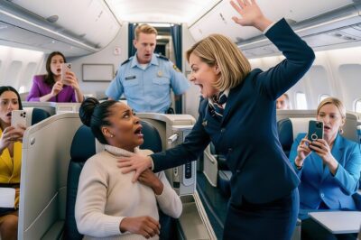 “Get Out of First Class!” Attendant Slapped Black Woman — Then Froze When She Said “I Own the Plane”