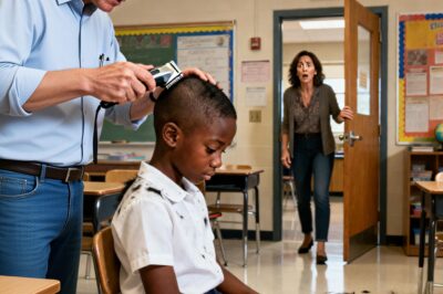 Teacher Shaved a Black Girl’s Head in School — Then Froze When Her Mother Walks Into the Classroom…