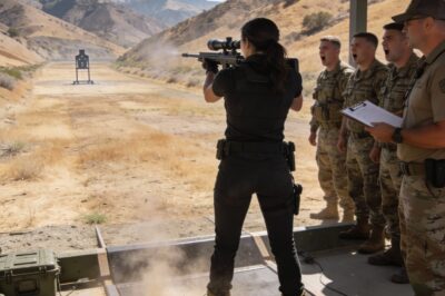 They laughed when I walked into the elite sniper school with my father’s “antique” rifle, calling it a piece of junk that would get me killed. My instructor, Gunnery Sergeant Hollister, rigged every test, mocked my dead father, and tried to break me just for existing. He thought he held all the cards, until I asked for the one thing he didn’t think I dared to touch: The Impossible Line.