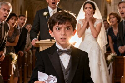 Boy Stops Dad’s Wedding, Reveals Shocking Truth about his Fiancée – His Dad Called 911 Immediately!