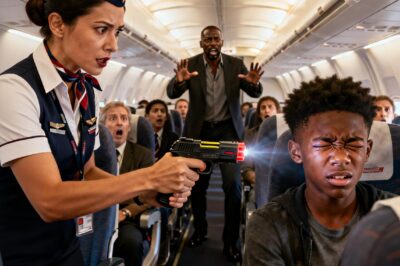 Flight Attendant Blinds Black Teen with Taser — Moments Later, His Father Shuts Down The Airline And…