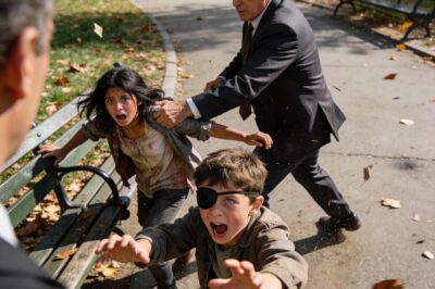 “I remember the smell of roasted nuts and the sound of the subway rumbling beneath the pavement. I was the blind boy in the Italian silk suit, a prop in my father’s perfect life. When Lily touched my eyes, it felt like she was peeling away a thick layer of plastic. I screamed—not from pain, but because I saw the sun for the first time. But my father? He saw a threat. He dragged me away from my miracle, leaving the girl who saved me standing alone in the crowd. I never forgave him until we found the truth.”