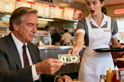 “WHY ARE YOU DOING THIS?” — He tipped the waitress $5 to test her — Her answer made the billionaire rewrite his will…