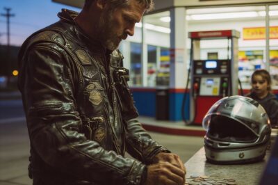 Every morning at exactly 6:12 a.m., the same biker walked into the same corner gas station just outside of Cedar Ridge, Ohio.