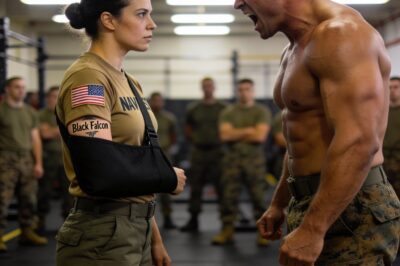 They Said I Was Broken, That a “Cripple” Had No Place Leading Warriors. They Laughed When I Walked Onto the Mat with One Arm Strapped to My Chest. But They Forgot One Thing: You Don’t Need Two Hands to hold the Line, and You Don’t Need Muscles to Break a Bully. I Was About to Teach Them That the Loudest Man in the Room is Usually the Weakest.