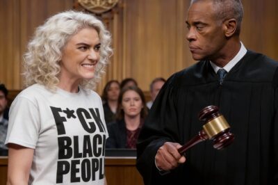 Defendant Wears a “F**K Black People” Shirt to Court, What The Black Judge Does to Her Is Shocking More!