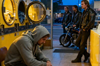 He was hiding in plain sight, praying the noise of the dryers would drown out his demons. He didn’t know…