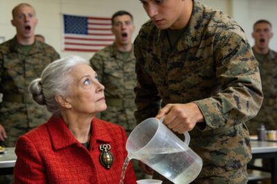 A US Marine Dumps Water on the Old Woman — Unaware She Was a Legendary Combat Veteran