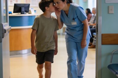 “Please Don’t Let Them Find Us.” — A Barefoot Boy Walked Into the ER and Whispered, And Police Discovered Something That…