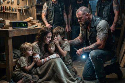 At 1:17 A.M., in My Quiet Workshop, I Found Four Children Protecting Their Wounded Mother and Whispering, “Please Don’t Let Him Find Us”