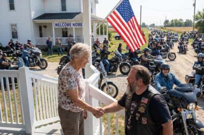 THE SILENT STORM: HOW A FORGOTTEN WIDOW FACED THE DEVIL AT HER DOORSTEP AND FOUND SALVATION IN THE ROAR OF A THOUSAND ENGINES