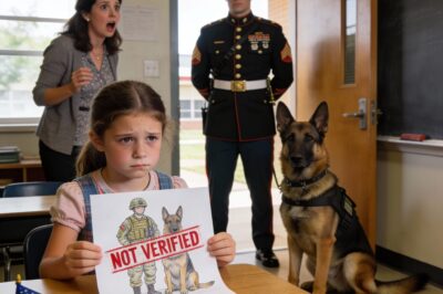“Your Dad Is Just a Marine”—She Threw My Project in the Trash. Then He Walked In.