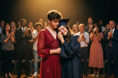 I Raised My Son Alone as a Teen Mom — At His Graduation, He Walked Onstage in a Red Dress, Stunned the Entire Auditorium, and…