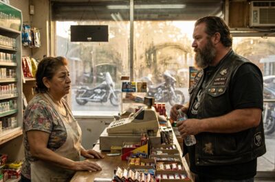 The Woman Who Didn’t Call the Police When the Bikers Stopped Outside Her Store, And Then…