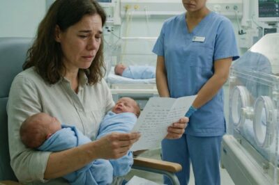 My sister abandoned me after our mother died. Fifteen years later, I got a call: she had passed away after giving birth to twins, and I was the only family left. At the hospital, they handed me my two newborn nephews and a letter she’d left behind. But…
