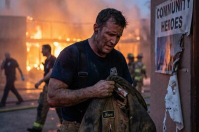 HE RAN INTO THE FLAMES TO SAVE A STRANGER, THEN SAW THE NAME THAT RUINED HIS LIFE