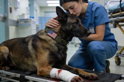 The Silent Code: How a Rookie Nurse Saved a Navy SEAL K9 When Everyone Else Saw a Monster