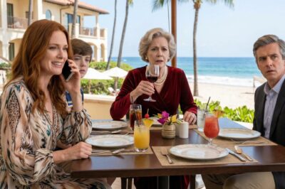 “Remove your child from the vacation,” mom declared over dinner. “She doesn’t fit with our image.” my daughter looked down. I smiled and called the resort…