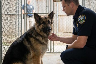 They Said This Police Dog Was a Monster and Locked Him Away. But When One Officer Knelt Down, He Saw the Truth No One Else Did