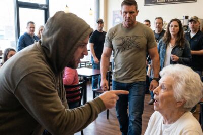 He assaults a 78-year-old widow in a coffee… without imagining that her son is a Navy SEAL.