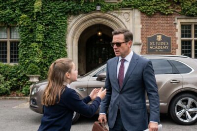 A millionaire arrived at school after hearing his daughter refused to enter her classroom — She crying, shaking, begging to go home. Why?