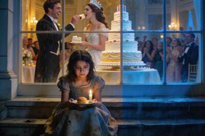 “He was feeding her a slice of a $5,000 tiered cake inside the warm, glittering ballroom, celebrating her birthday. Outside, in the freezing rain, I sat on the dirty stone steps with a stale bun and a single candle, watching them through the glass. That man was Ethan Summers, the love of my life. And the girl in the diamond tiara? My sister, Chloe. I was the invisible daughter, the ‘mistake.’ I didn’t know it then, staring at that window with tears in my eyes, but ten years later, I would make them pay for every single raindrop that fell on me that night.”